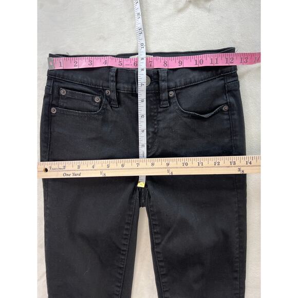 J. Crew Black Jeans Womens 24 Stretchy Toothpick Skinny Leg Capsule Minimalist - Picture 7 of 8